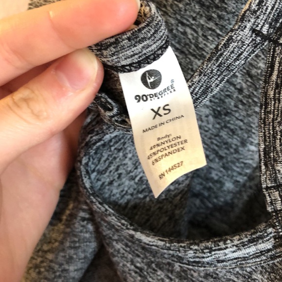 Gray Sports Bra Tank Top - Picture 3 of 3